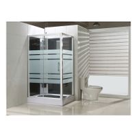 Xellanz Thermo complete douchecabine links 120x90x218 aluminium chroom profielen