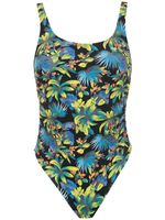 Amir Slama printed swimsuit - Noir - thumbnail