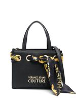 Versace Jeans Couture mini sac Chain Couture à détail de foulard - Noir - thumbnail