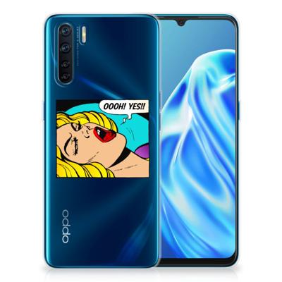 OPPO A91 Silicone Back Cover Popart Oh Yes OPPO A91 Silicone Back Cover Popart Oh Yes