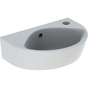 Geberit Renova fontein compact met kraangat rechts met overloop 36x25x14.8cm wit 500374011