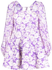 Acler robe courte Ardanary imprimée - Violet