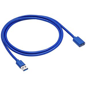 Akyga AK-USB-10 USB-kabel USB 3.2 Gen 1 (3.1 Gen 1) 1,8 m USB A Blauw