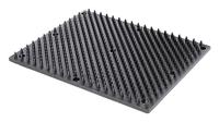 Kerbl Borstelmat voor Paard, Kalf, Geit Zwart (L40xB30cm)