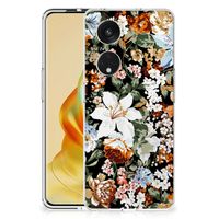 TPU Case voor OPPO Reno8 T 5G Dark Flowers