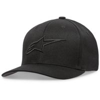 ALPINESTARS Ageless Curve Hat, T-shirts en petjes voor de motorrijder, Zwart-Zwart