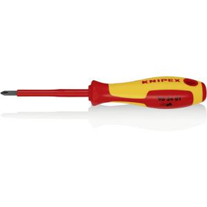 Knipex Knipex-Werk 98 24 01 VDE Kruiskop schroevendraaier PH 1 Koplengte: 80 mm DIN EN 60900