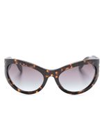 Marc Jacobs Eyewear lunettes de soleil à monture géométrique - Marron - thumbnail