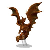 D&D Icons of the Realms Prepainted Miniature Adult Copper Dragon - thumbnail