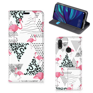 Huawei Y7 hoesje Y7 Pro (2019) Hoesje maken Flamingo Triangle