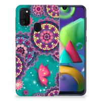 Samsung Galaxy M21 | M30s Hoesje maken Cirkels en Vlinders