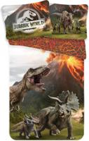 Jurassic World Dekbedovertrek Eruption 140 x 200 cm Katoen - thumbnail