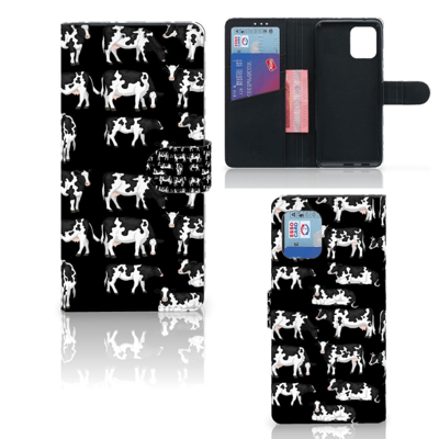 OPPO Find X3 Pro Telefoonhoesje met Pasjes Koetjes OPPO Find X3 Pro Telefoonhoesje met Pasjes Koetjes