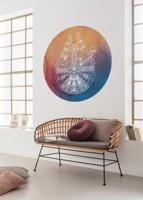 Star Wars Millennium Falcon Zelfklevende Behangcirkel ⌀125cm