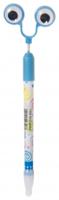 LG Imports pen met bewegende ogen 20 cm blauw