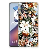 TPU Case voor Motorola Edge 30 Fusion Dark Flowers