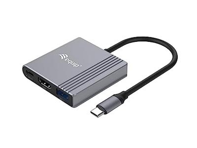 Equip 133488 3-in-1 USB-C naar HDMI/USB-A/USB-PD-adapter, 4K/60 Hz, PD 100 W