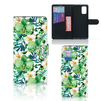 Samsung Galaxy A02s | M02s Hoesje Orchidee Groen - thumbnail