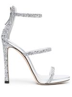 Giuseppe Zanotti sandales Harmony à détail de paillette - Argent - thumbnail