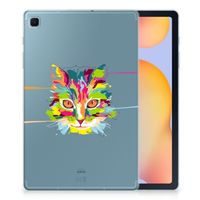 Samsung Galaxy Tab S6 Lite | S6 Lite (2022) Tablet Back Cover Cat Color - thumbnail