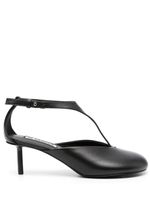 Jil Sander 65mm leather pumps - Noir