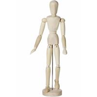 Houten anatomie tekenpop/ledenpop man - 30 cm - Modelpop mensen tekenen/schilderen