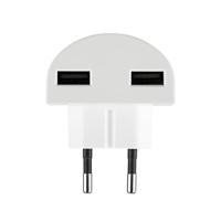 REV USB-module Traveler, reisadapter voor reisagenten, ook zelfstandig te gebruiken, wit