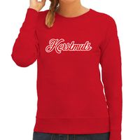 Kerstmuts foute Kerstsweater / Kersttrui rood voor dames 2XL  -