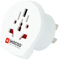 SKROSS | 1.500222-E | World to Australia/China | Internationale reisadapter voor Australië en China - Spanning en vermogen 100V– 1000W/250V – 2500W - Bescherming tegen elektrische schokken