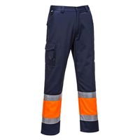 Portwest E049 Hi-Vis 2-Tone Combat Trousers