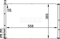 Condensor, airconditioning MAHLE, u.a. für Ford, Mazda