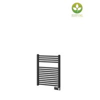 Plieger Palermo-EL III/Fischio elektrische designradiator horizontaal 688x550mm 300W zwart grafiet (black graphite) 7255794