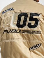 Fubu / Baseball jack College Shiny Varsity in beige