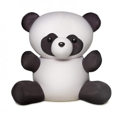 Cuddlebug knuffelkussen Panda 33 x 20 cm zwart/wit Cuddlebug knuffelkussen Panda 33 x 20 cm zwart/wit