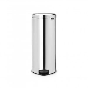 Brabantia newIcon pedaalemmer 30 liter met kunststof binnenemmer - Brilliant Steel