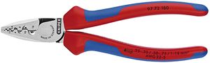 Knipex Krimptang voor adereindhulzen met meer-componentengrepen 180 mm - 9772180