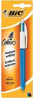 Balpen Bic 4kleuren medium blister