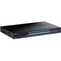 TRENDnet 28-Port Layer 2 Managed SFP Switch with 10G SFP+ Ports, TL2-F70284