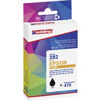 Edding Inktcartridge vervangt Epson T1291 Compatibel Zwart EDD-282 18-282-01