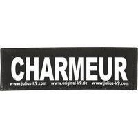 Julius-K9 tekstlabel Charmeur 11 x 3 cm