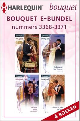 Bouquet e-bundel nummers 3368 - 3371 (4-in-1) - Penny Jordan, Jennie Adams, Carole Marinelli, Caitlin Crews - ebook