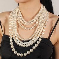 Ketting Parel Parel Dames Modieus Zoet Meerlaags Schattig Bruiloft Geometrische vorm Kettingen Voor Bruiloft Feest Lightinthebox