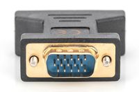 Digitus AK-320505-000-S DVI / VGA Adapter [1x DVI-bus 24+5-polig - 1x VGA-stekker] Zwart - thumbnail