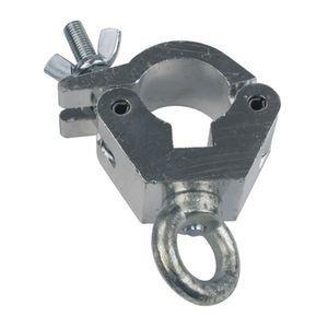 Doughty 50mm Half Coupler met een ophangoog, chroom, max. 340 kg