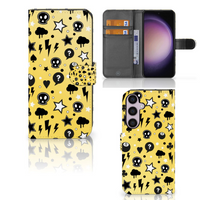 Telefoonhoesje met Naam Samsung Galaxy S24 Plus Punk Geel