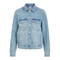 VILA spijkerjasje VIEMERIE light denim