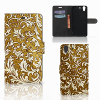 Wallet Case Huawei Y6 II | Honor 5A Barok Goud