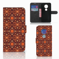 Motorola Moto G7 | G7 Plus Telefoon Hoesje Batik Brown