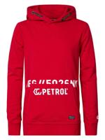 50% korting - Petrol Industries Jongens Hoodie met logo artwork Urban Red - 92