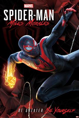Spider-Man Miles Morales Cybernetc Swing Poster 61x91.5cm